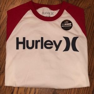 NWT Hurley 3/4 Shirt Size S